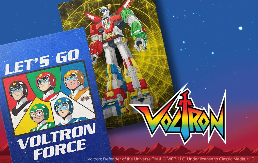 Voltron: Defender of the Universe soon on Displate