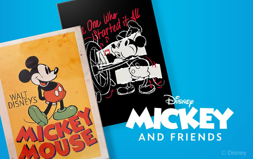 Mickey & Friends: Disney classics on new posters!