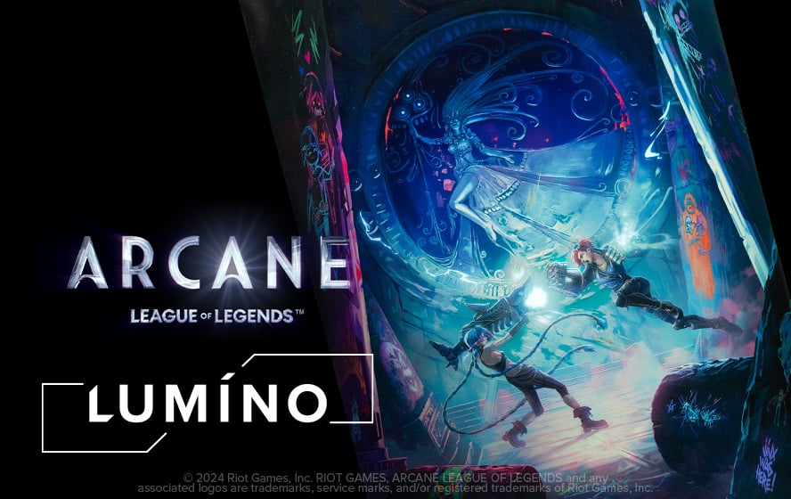 Jinx and Vi clash in the new Arcane LUMINO!