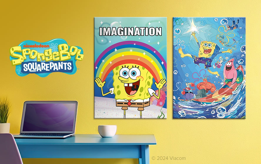 Soak up the new SpongeBob metal posters