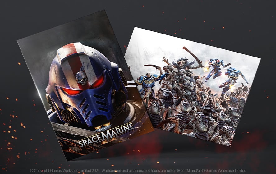 See the new Space Marine 2 posters from up close!