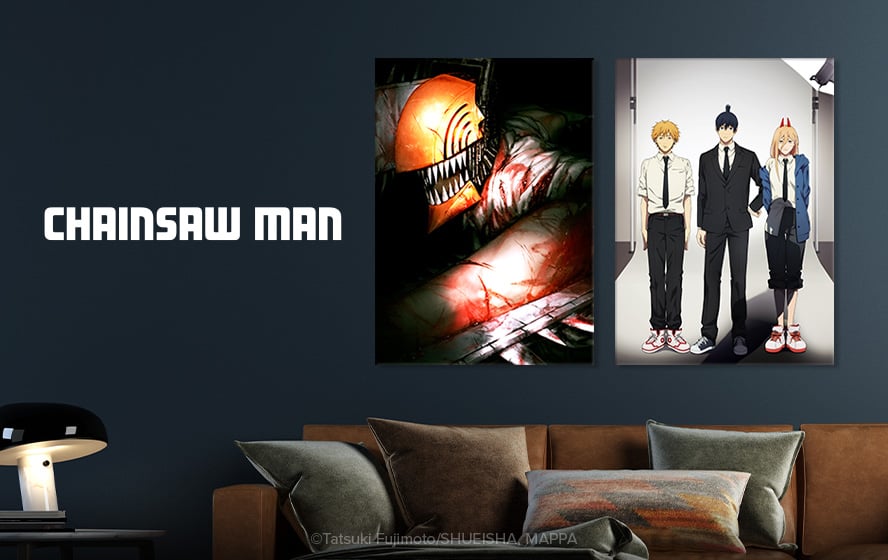 Rev it up: Chainsaw Man is now at Displate!