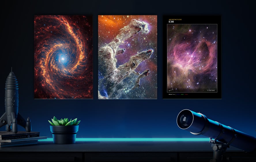 New Displate destinations inspired by NASA!