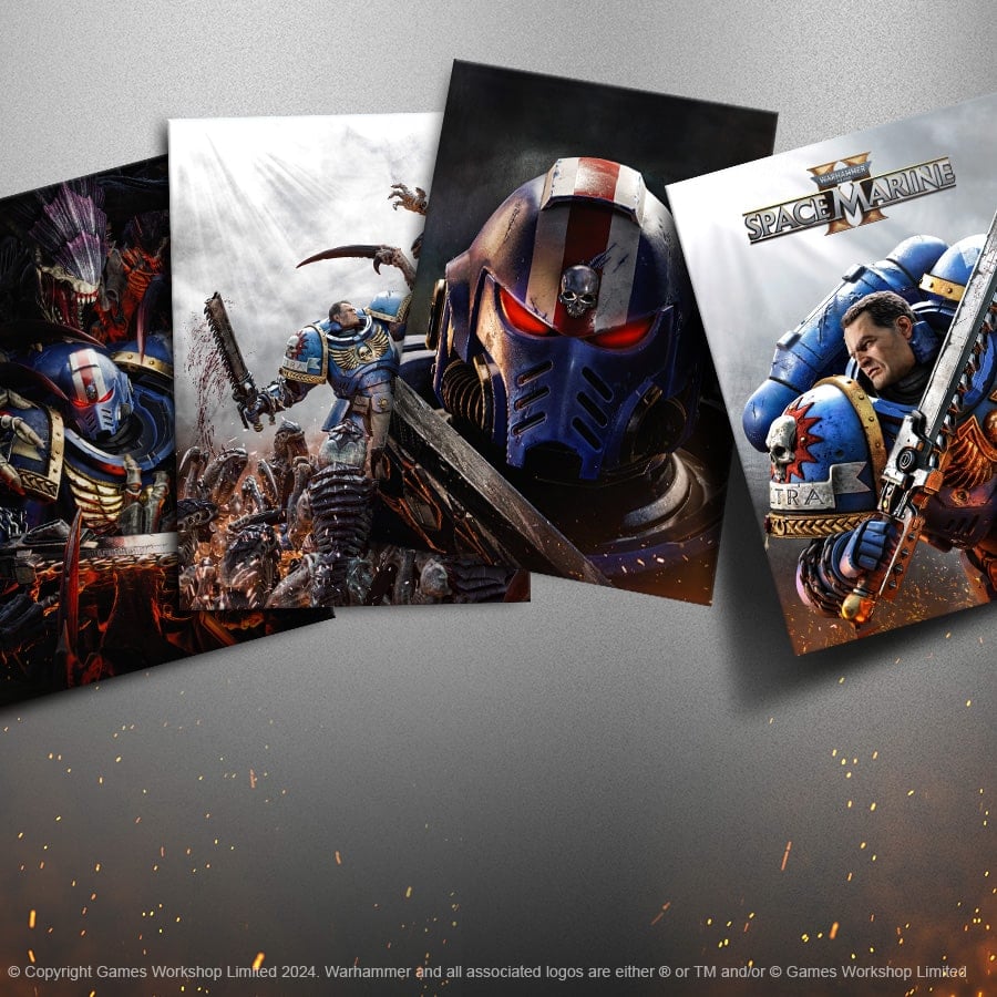 Official Space Marine 2 metal posters are here!